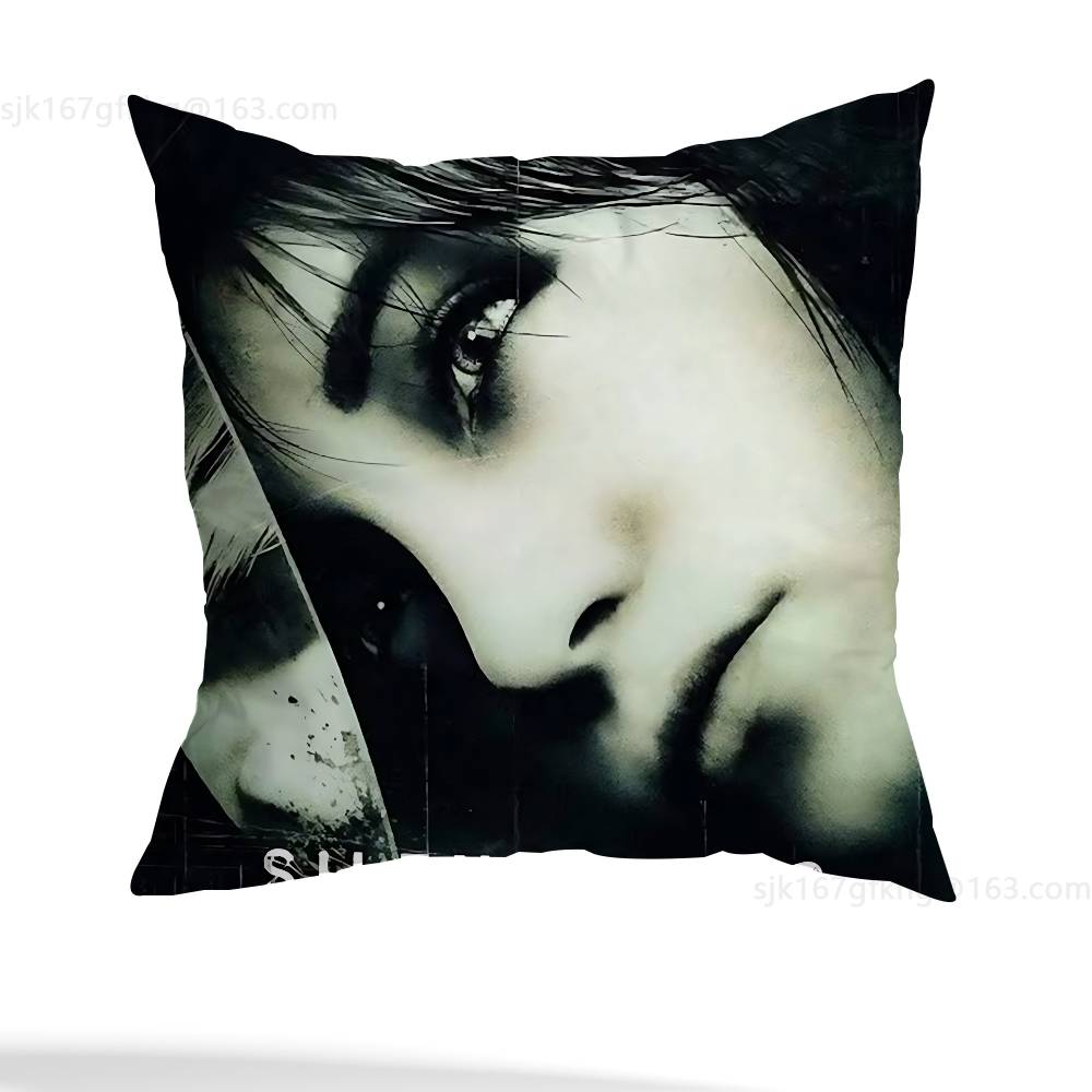 S-Silent Hill  pillowcase casual style decoration, suitable for home decoration (excluding pillow core)