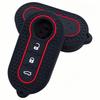 Silicone Car Remote Key Case Cover Protector For Fiat Ducato 500 500L Panda Grande Punto Lancia Musa Accessories Holder Shell