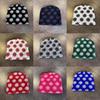 Color Fashionable Block Knitted Hat Acrylic Material Winter Streetwear Outdoor