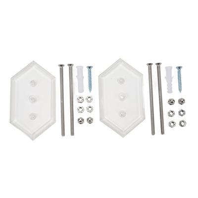 2 Sets Skateboard Hänger Wandmontage Deck Rack Skateboard Display und Lagerung Montage-Kit Transparent