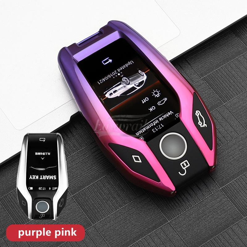 LED Display Key Shell Car Key Case Holder Cover for BMW 5 7 Series G11 G12 G30 G31 G32 I8 I12 I15 G01 G02 G05 G07 X3 X4 X5 X7