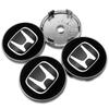 4Pcs 56mm 60mm Black Silver Hub Cover Hub Center Sticker For H Honda Accord Car Wheel Decoration Car Wheel Center Cap Metal aig256