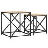 VidaXL Nesting Coffee Tables 2 Pcs Sonoma Oak Engineered Wood 838944