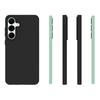 For Samsung Galaxy S25 FE TPU Case WANLONFENG MS Series Matte Back Cover with Tempered Glass (Big Hole Lens)