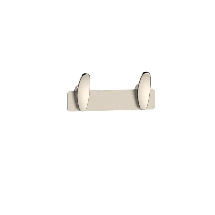 Zinc Alloy Multi-Hook Wall-Mounted Coat and Towel Rack for Kitchen and Bathroom