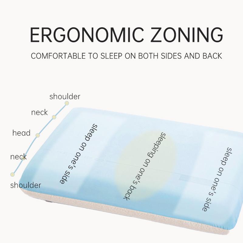 1PC Memory Foam Bed Orthopedic Pillow Neck Protection Slow Rebound Memory Pillow Health Cervical Neck Pillow Bedding