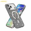 AMORUS For iPhone 17 Pro Magnetic Case Compatible with MagSafe Glitter Powder PC + TPU Phone Cover
