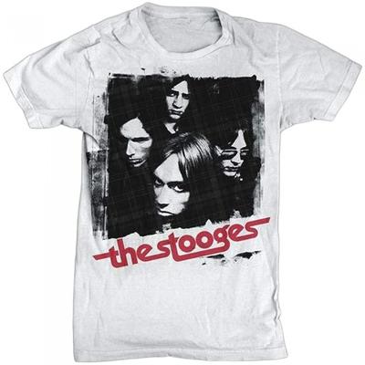 Iggy & The Stooges Unisex Adult Faces Cotton T-Shirt