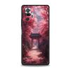 Japanese Style Temple And Cherry Blossoms Phone Case for Redmi 14C 13C Note 14 13 12 11 10 Pro Plus K40 K50 Pro Plus 5G Soft TPU
