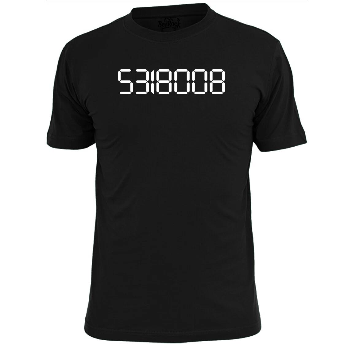 Mens Calculator Boobies Funny T shirt Rude Stag 2XL