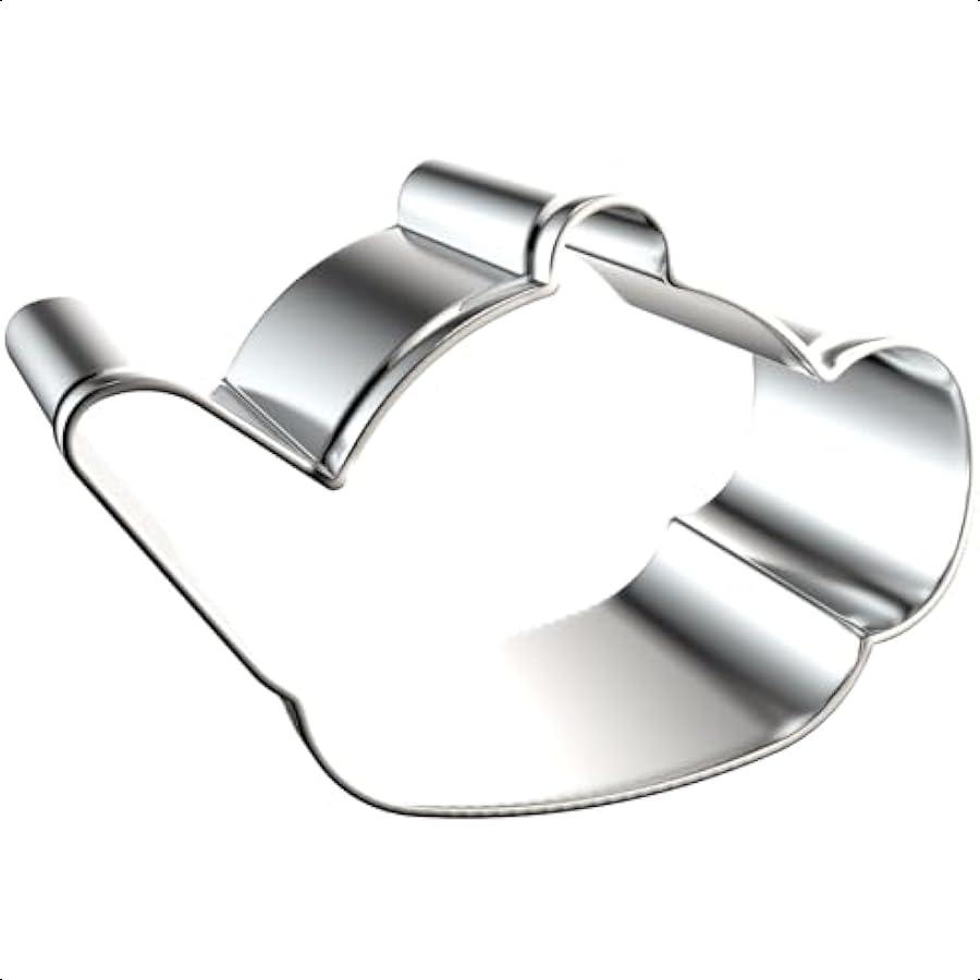 Teapot Cookie Cutter Set 5 inch 4 inch 3 inch 2 inch 4 Piece Tea Pot Cookie Cutters Shapes Molds Stainless Steel