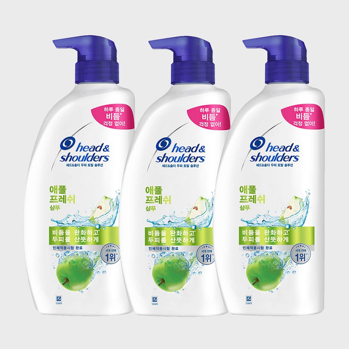 Apple Fresh Shampoo 850ml (3 bottles)