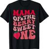 Unisex Mama Of The Berry Sweet One Strawberry First Birthday T-Shirt