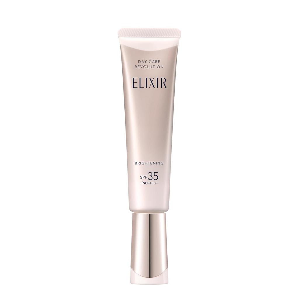 Elixir UV Emulsie Dagverzorging Revolutie Verhelderend +ba Model 2025 35ml Quasi-geneesmiddel SPF35PA++++ Ochtendgebruik Dagelijkse Make-up Basis Zonnebrandcrème Whitening