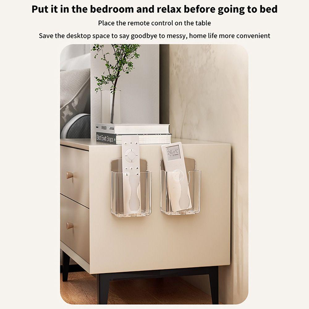 1Pcs Hanging Stand Air Conditioner Remote Holder Storage Phone Charging Bracket