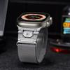 MEN Milanese Loop Strap for Apple Watch Series 10 46mm Ultra 49mm Stainless Steel Band for Series 9 8 7 6 5 4 45mm 44mm Correa