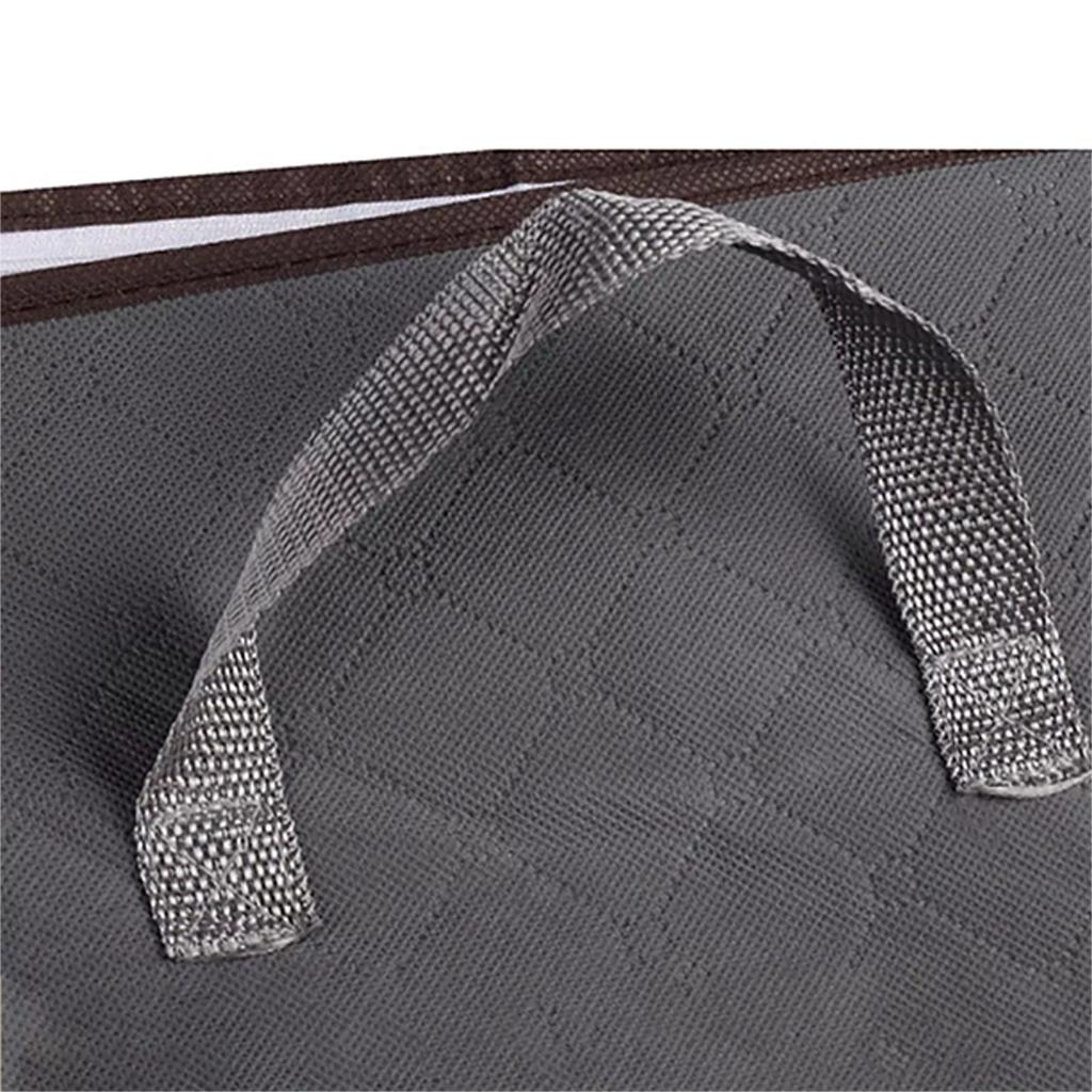 Clothes Storage Bag Large Capacity Foldable Clothing Moving Bag with Front Transparent Window
