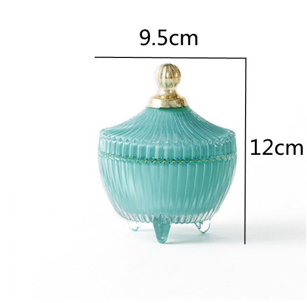 

Классический стеклянный сосуд для хранения в европейском стиле, чаша для ароматерапии, высокая банка для конфет, контейнер для благовоний, настольные украшения