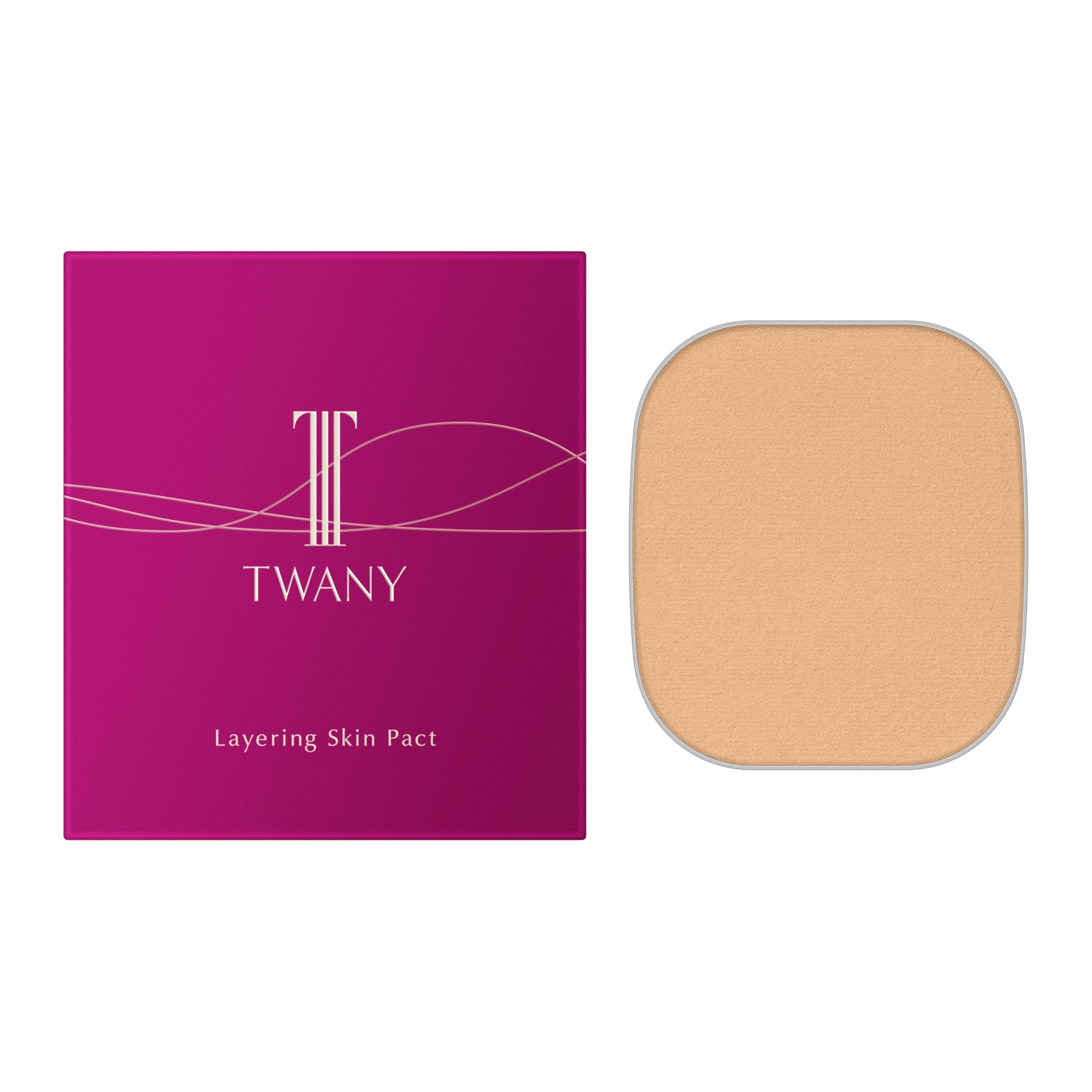 TWANY Layering Skin Pact Soft Oak Crue C [Тональная основа] 8,5 г Без отдушек