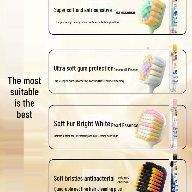 Lion King Wide Thin Pearl White Toothbrush