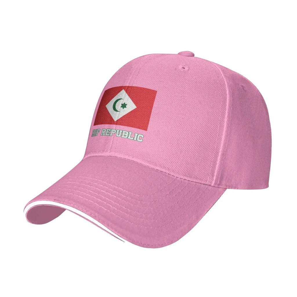 Republic Of The Rif Flag Sport Baseball Caps  Mens  High-end Male Beach Sunscreen Hat Trucker Cap