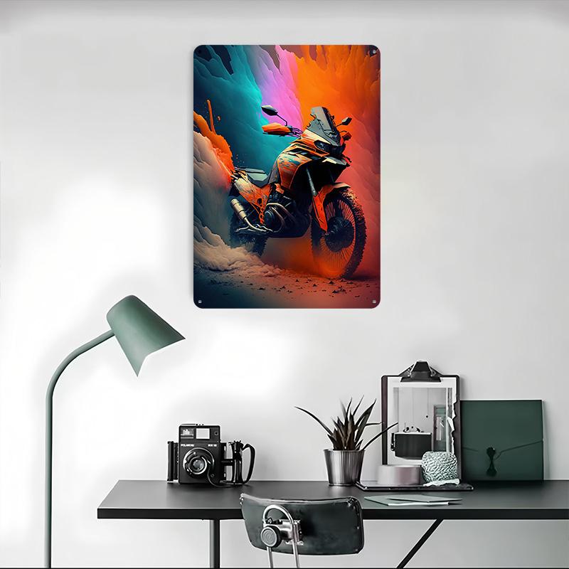 Motorcycle 890 ADVENTURE Metal Poster Customized Wall Art Retro Vintage Tinplate Signs for Man Cave Decoration Home Decor Items