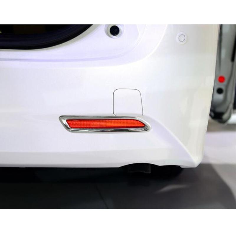 ABS Plastic Eyebrow Rear Fog Light Frame For Toyota Alphard Vellfire 2016 2017 2018   Decoration Exterior Accessories