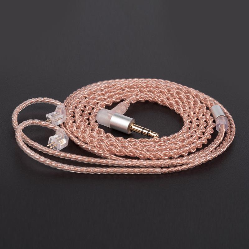 KBEAR Kui Bao 4-Core Oxygen-Free Copper Earphone Cable with Mic, L-Plug