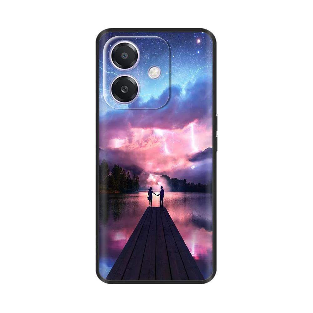 For Oppo A3X Case For Oppo A3 Cute Cover Silicon Soft Matte Phone Case For Oppo A3x CPH2681 OppoA3 Back Cover Coque Fundas Capa