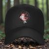 Yin Yang Koi Ghost Baseball Cap Unique Graphic Adjustable Polyester Outdoor Style Cap Unisex