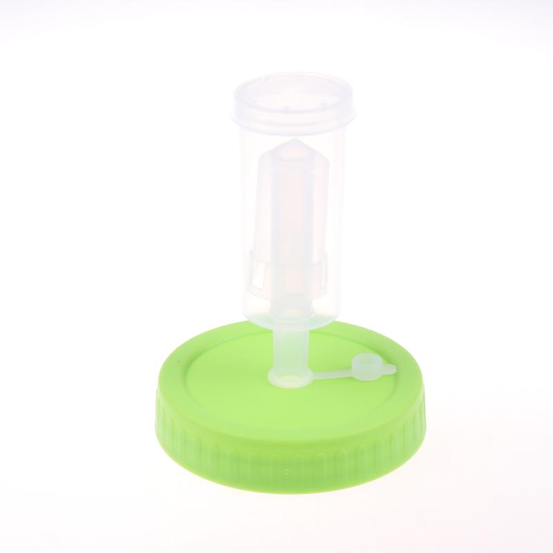 Waterless Fermenting Airlock Lids Covers With One-Way Exhaust Valves For Wide Mouth Mason Jar Sealed Lid Kitchen Supplies