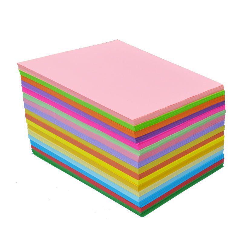 80g A4/A3/A5 Double-Sided Colored Art Paper for Kindergarten