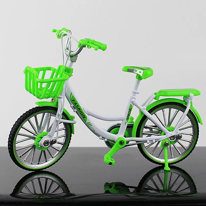 Non-Toxic Creative 1/10 Alloy Bicycle Model Diecast Simulates Display The Miniature Bicycle Toy Descend The Mountain Bike Model Toys Gift