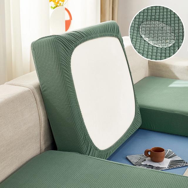 

Водонепроницаемый чехол для диванной подушки, чехол для дивана, эластичный чехол для сиденья дивана, защитные чехлы для мебели, чехлы для гостиной, все чехлы Normal Size (S)-1pc зелёный