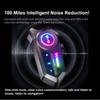 Motorcycle Helmet Bluetooth Intercom with Noise Reduction and IPX6 Waterproof