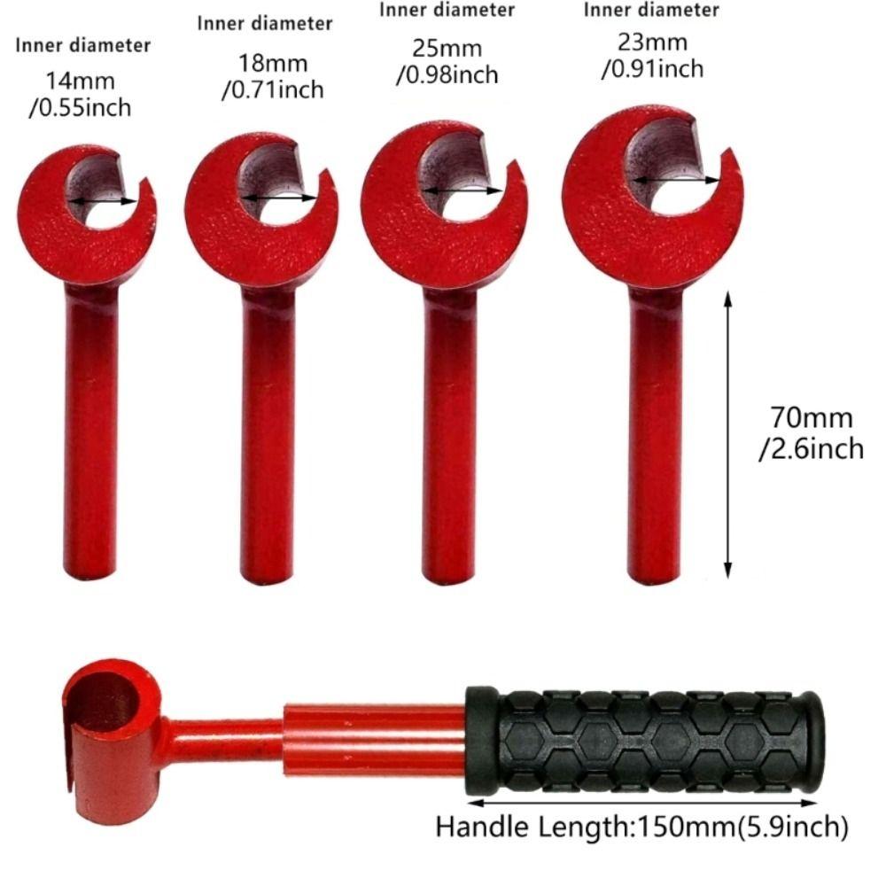 5 PCS Round Hinge Gap Adjustment Wrench Hand Tool Adjustable Wrench Tool  Door Repair