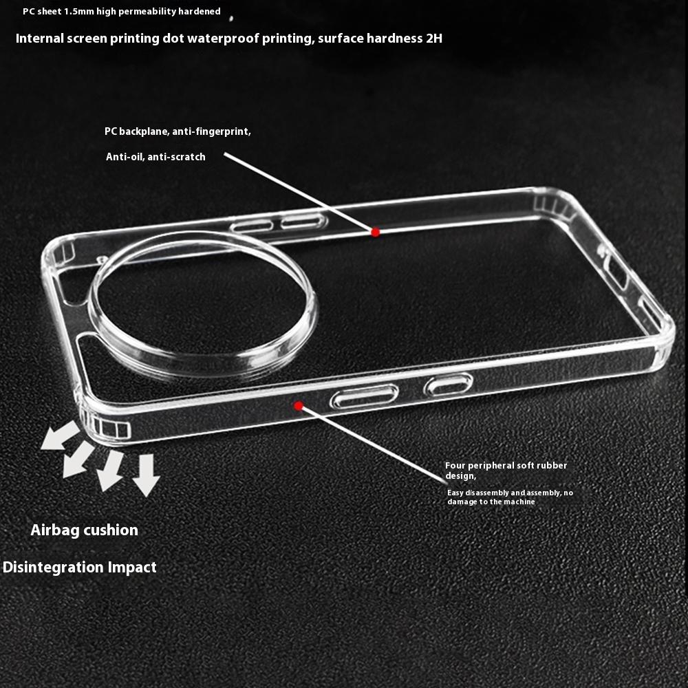 For Nothing Phone (3a) Pro Case Clear PC+TPU Anti-Scratch Phone Back Cover