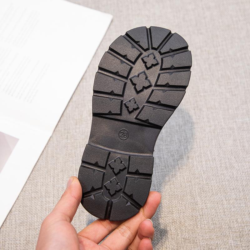 2025 New Girls Fashion LoafersThick-soled Cute Princess Party Shoes with Bow Casual Toddler Footwear Mary Jane Shoes Bow-knot