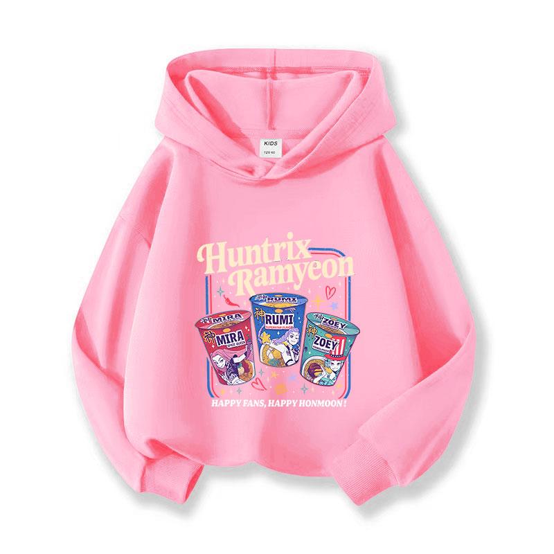 2025 Witcher's New Fashionable Street Style Children's Casual Hoodie Casual Versatile Girls' Top