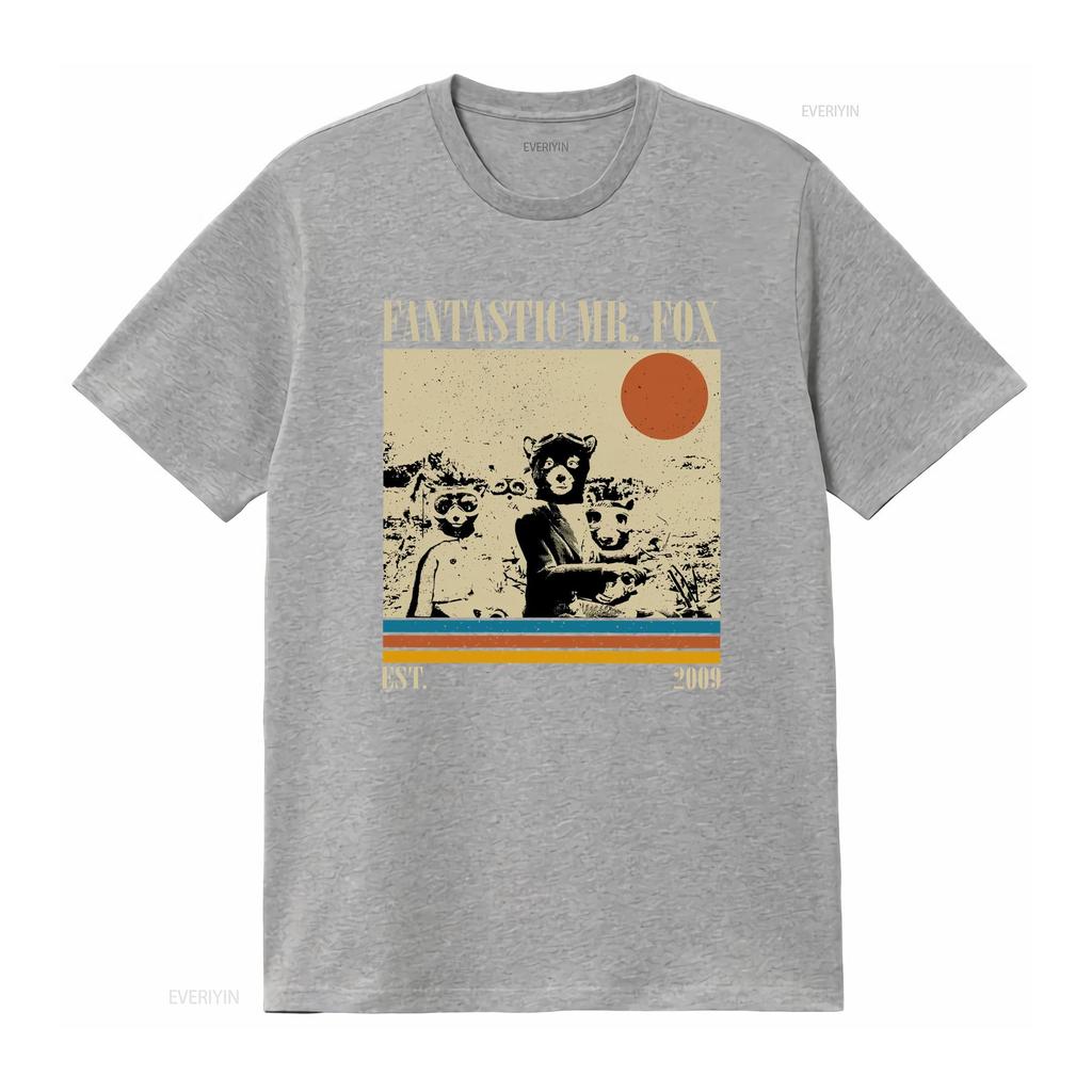 Fantastic Mr Fox T Shirt Retro Vintage Classic S for Him Christmas Vintage Washed Fashion Comfortable Casual Graphic Stylish