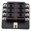 Fuse Box Holder 8 Way Screw Fuse Block for Car, Off-Road, RV, Bus, Yacht, Boat