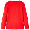 Kids' Long-sleeved Red T-shirt 92/104/116/128/140