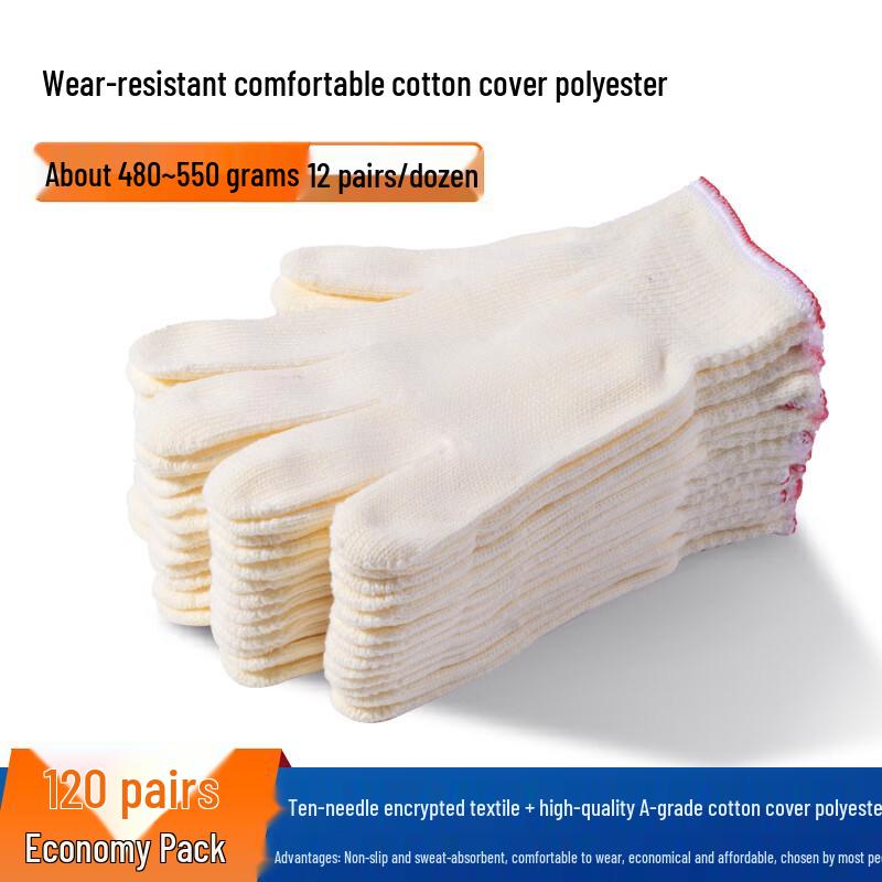 Hanyou Wear-Resistant Cotton Work Gloves