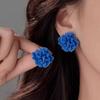 Luxury Camellia Earrings Exquisite Petals Earrings Fashion Flower Earrings  For Women Girls