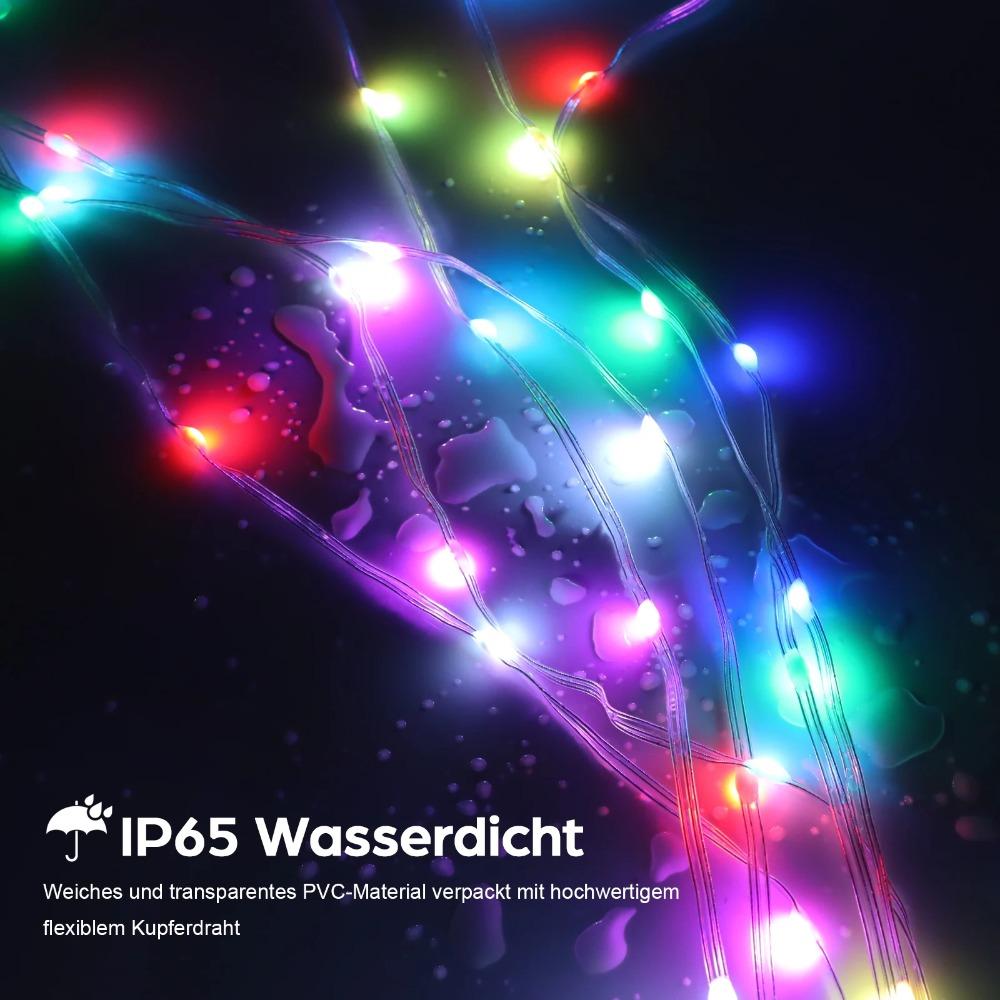 Smart USB Bluetooth App Control LED String Light Waterproof Outdoor Fairy Lights For Party Christmas Tree Lights Wedding Decor