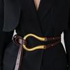 Vintage Decorative Buckle Belt Adjustable Lady's Knotted Belt Women's Waist Belt  Daily Wear