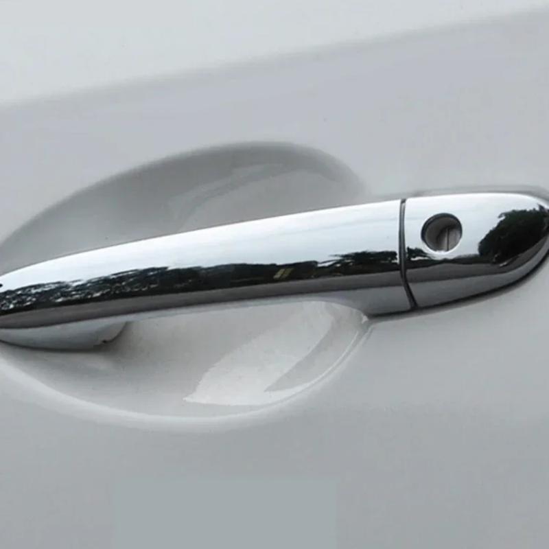Car Decoration Door Handle Cover For Mazda Cx5 CX-5 2012- For Mazda CX3 CX-3 2015- Chrome Silver Cars Accessories