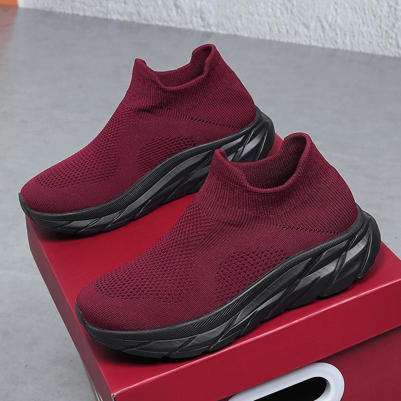 Fashion Men's and Women's Breathable Sports Casual Mesh Shoes Spring and Autumn Soft Sole Lightweight Non-slip Pair Running Shoes