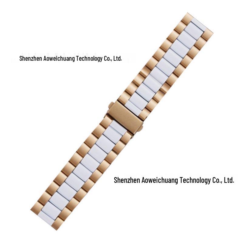 Universellt Metall Rostfritt Stål Klockarmband för Apple, Samsung, Huawei