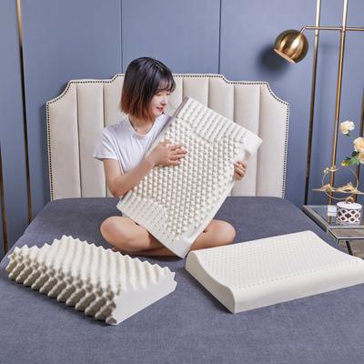 Travesseiro de Látex Natural Vértebras Cervicais Cuidados de Saúde Ortopédico Anti-Ronco Massagem Travesseiro de Látex Natural para Dormir